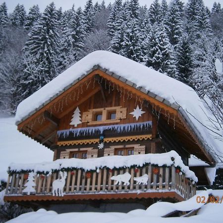 Chalet Fleur Des Neiges Saint-Jean-dʼAulps Екстериор снимка